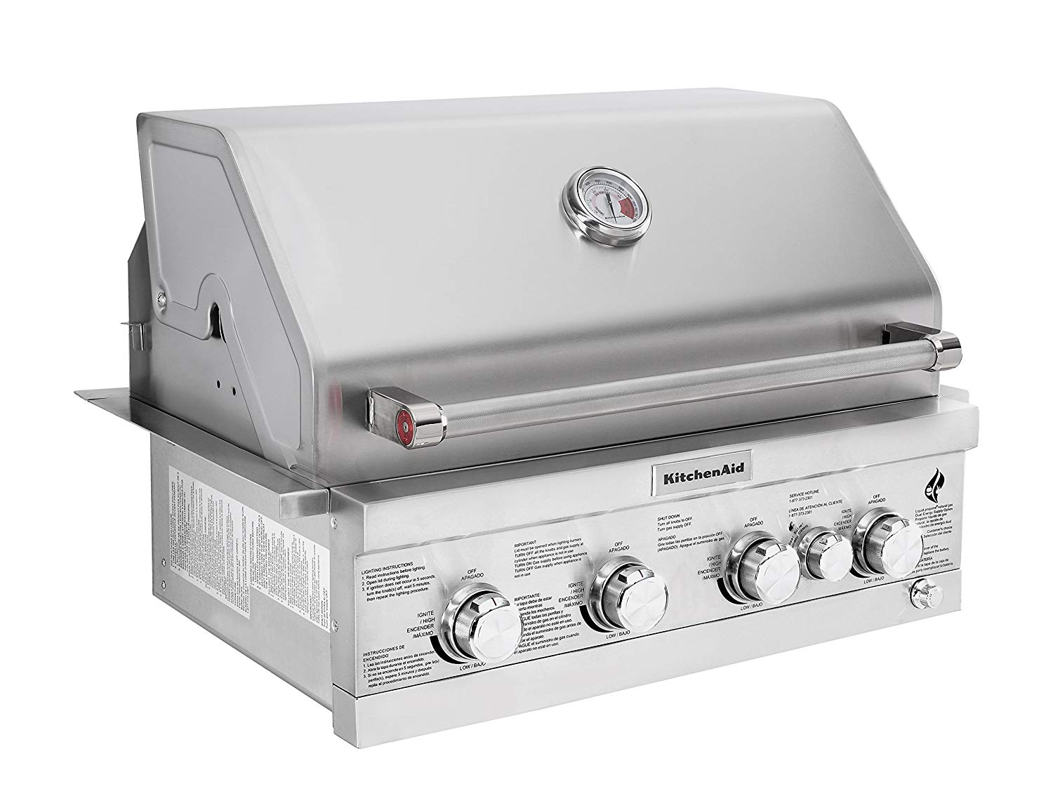 KitchenAid 7400780 Builtin Propane Gas Grill Review Find Best Grill